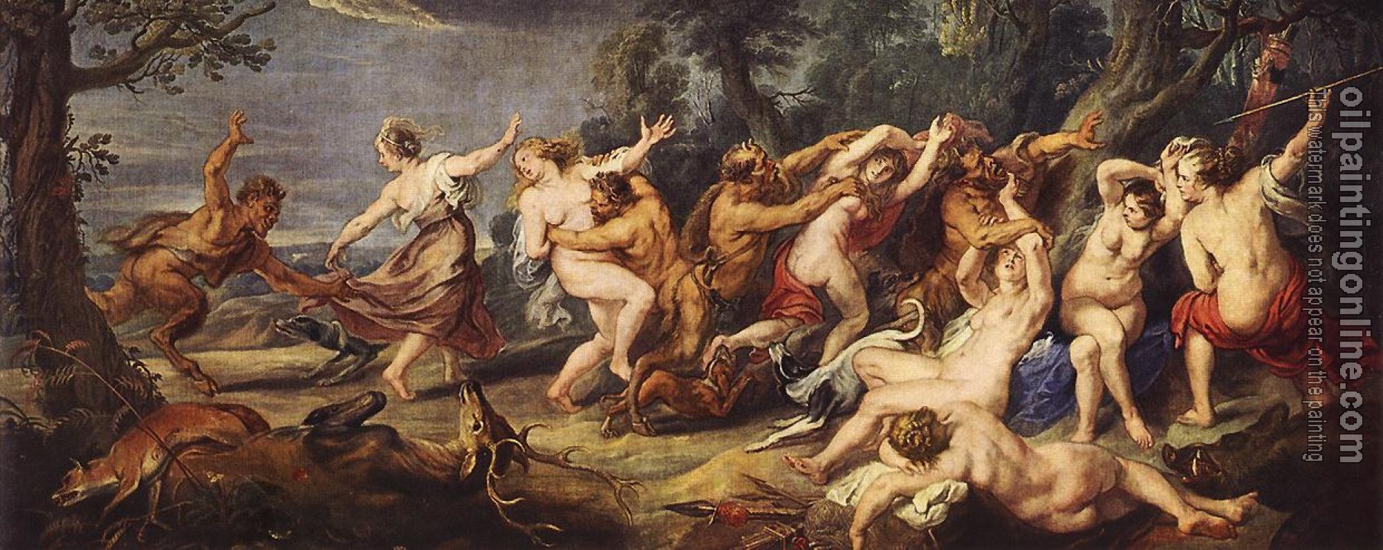 Rubens, Peter Paul - Diana and her Nymphs Surprised by the Fauns
